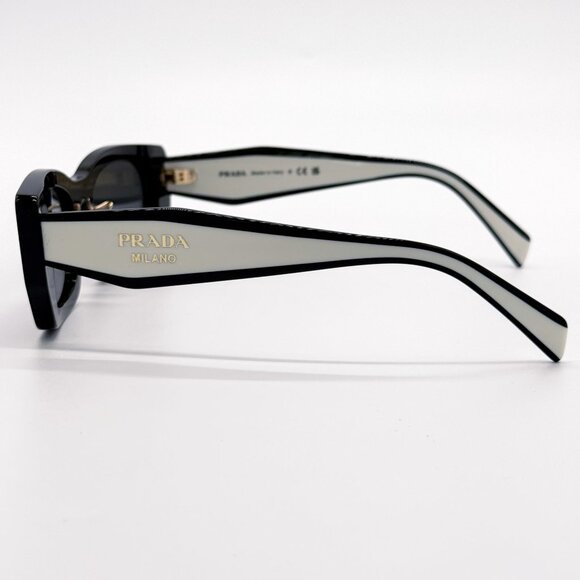 NEW PRADA PRB05SF 09Q08Z SUNGLASSES WOMEN BLACK EYEWEAR FPR B05S - Picture 6 of 10